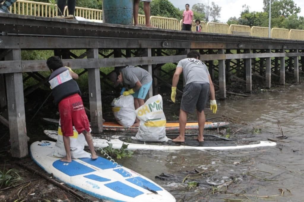 Coleta de dados e ação ambiental no lago